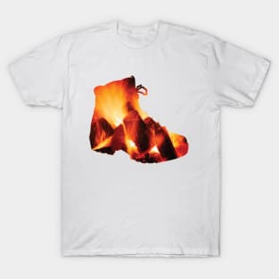 Fire In Hiking Boots T-Shirt